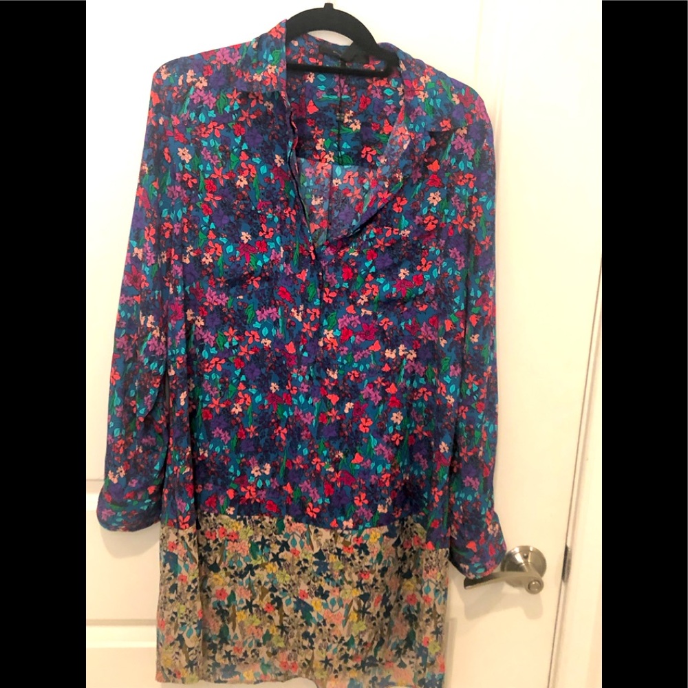 BCBGMaxazria- floral cami dress sz-S
